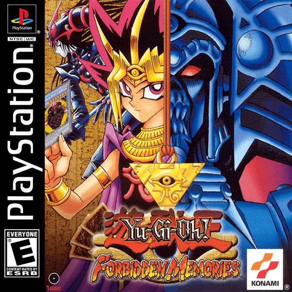 Yu-Gi-Oh Forbidden Memories box art for Playstation